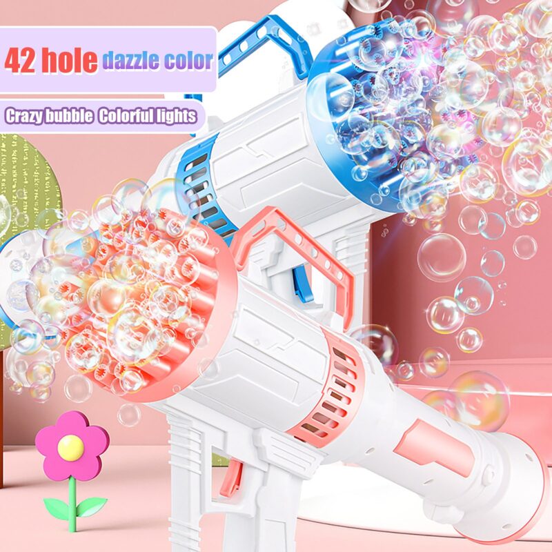 42 Holes Electric Bazooka Bubble Gun